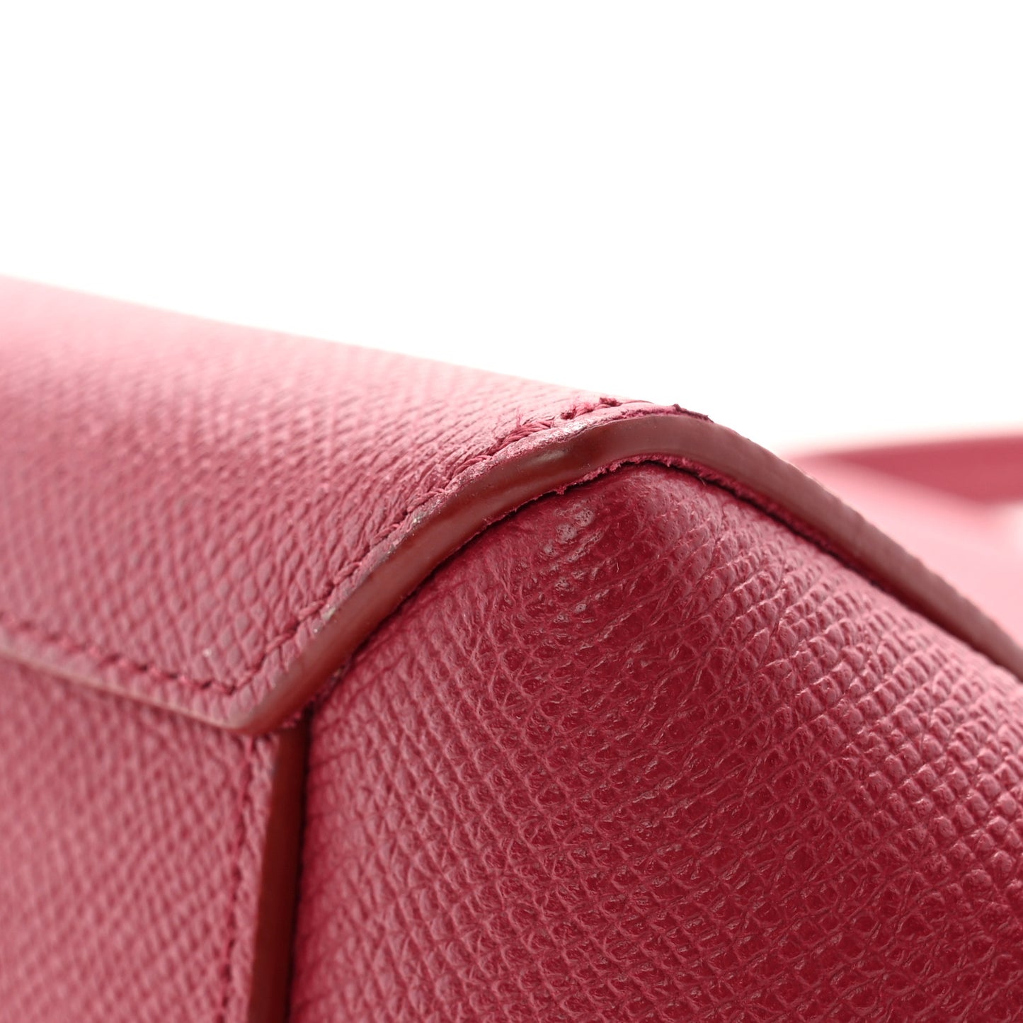 Grained Calfskin Nano Belt Bag Acai