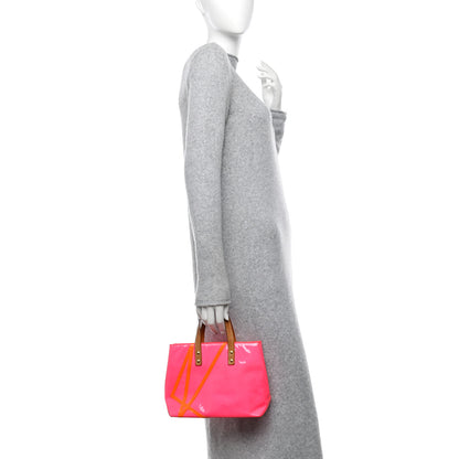 Louis Vuitton Vernis Fluo Reade PM Rose 2 of 14
