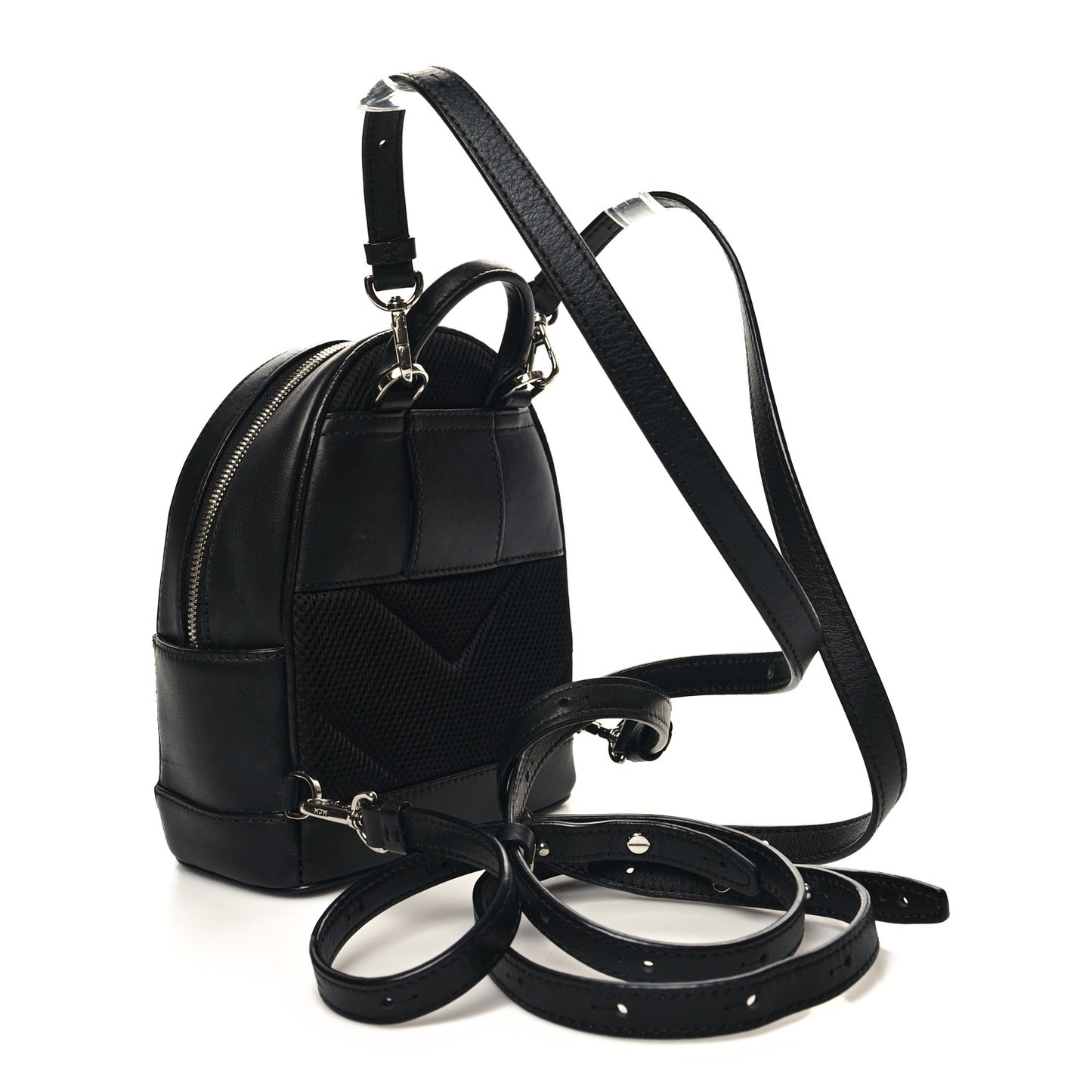 Calfskin Pop Rabbit Mini Backpack Black