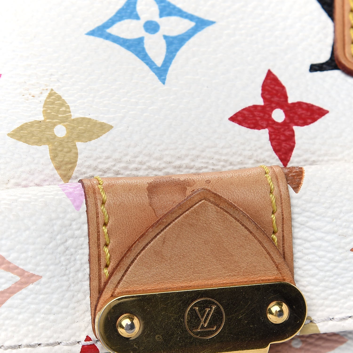 Louis Vuitton Monogram Multicolor Speedy 30 White 10 of 15