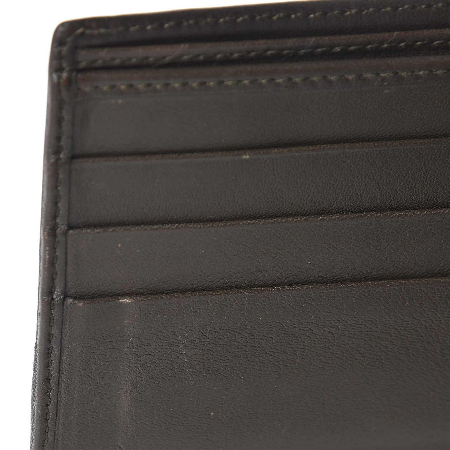 GG Supreme Monogram Bi-Fold Wallet Brown