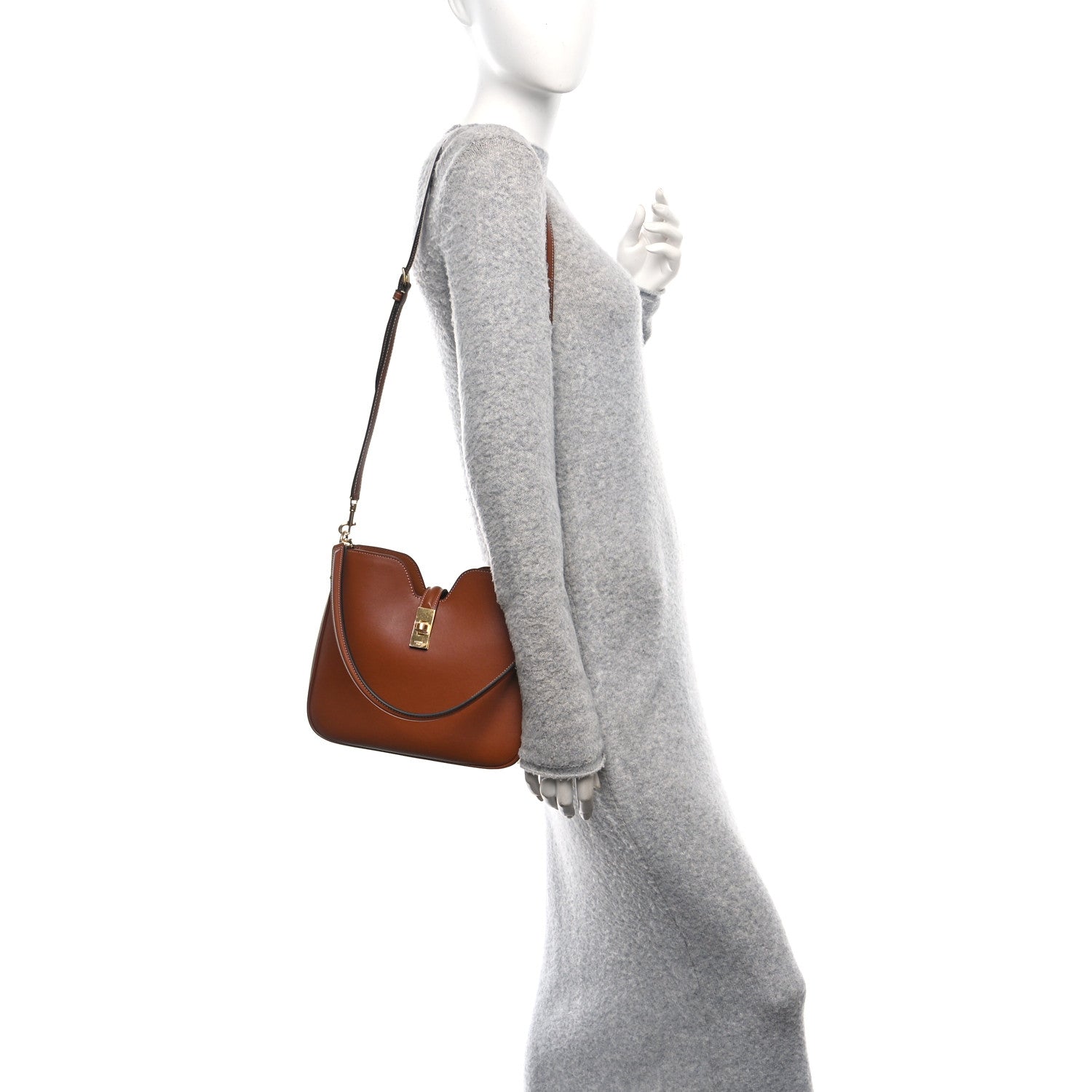 Celine Smooth Calfskin Small Camille 16 Soft Bag Tan 2 of 8