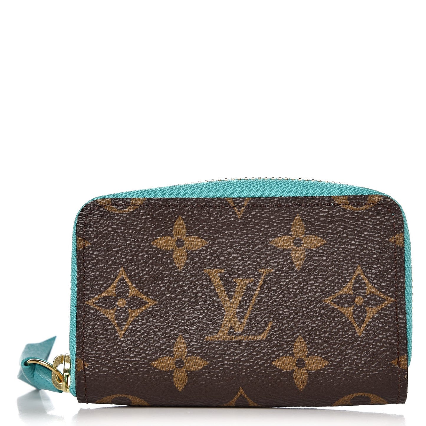 Monogram Zippy Multicartes Turquoise