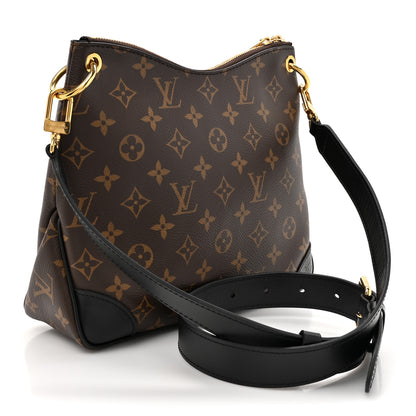 Louis Vuitton Monogram Odeon PM Black 3 of 10