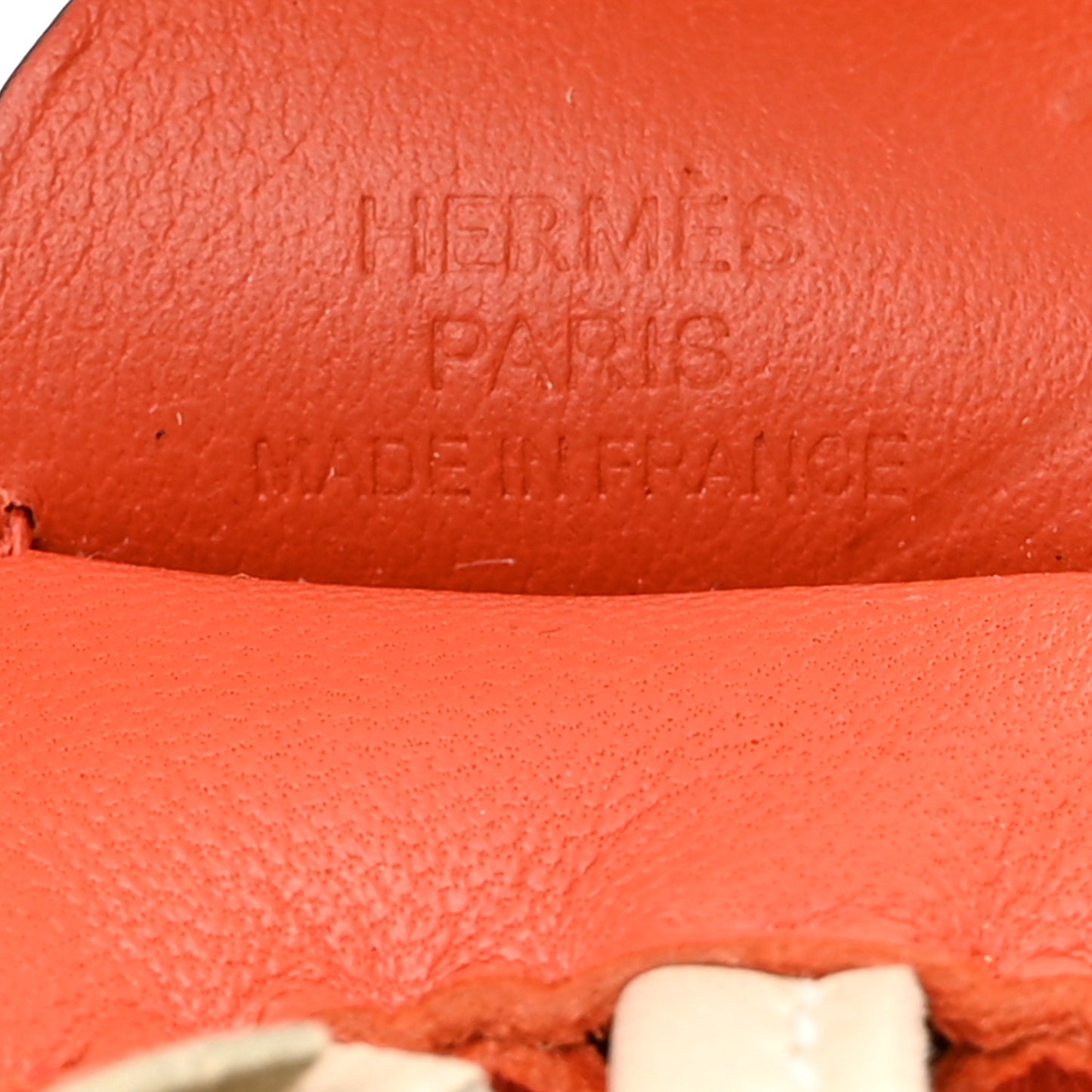 Milo Lambskin Grigri Rodeo Pegase Horse Bag Charm PM Orange Poppy Craie Terre Battue