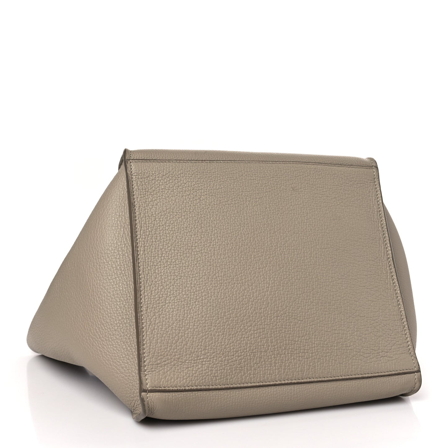 Supple Grained Calfskin Small Big Bag Light Taupe