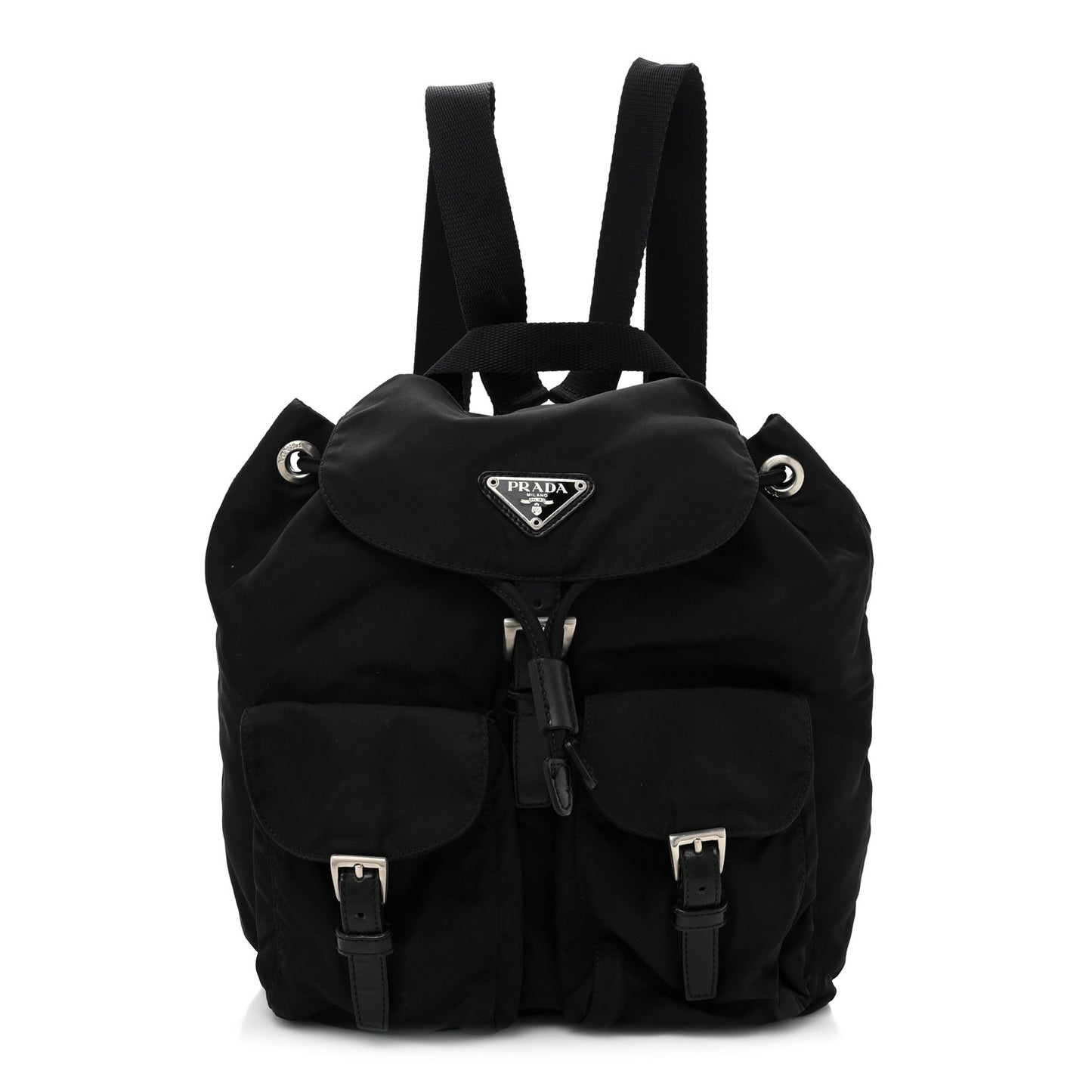 Tessuto Nylon Vela Small Backpack Black