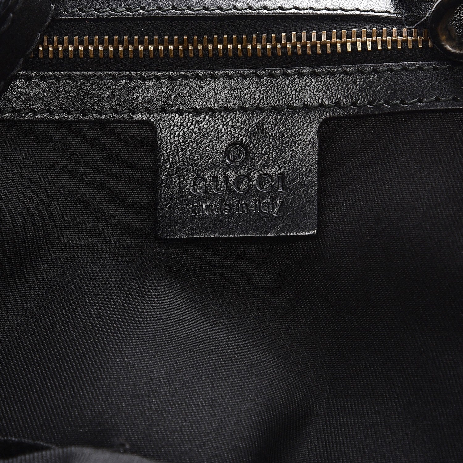 Gucci Monogram Large Jockey Hobo Black 6 of 13