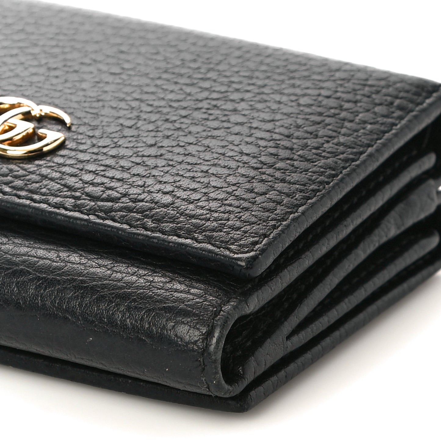 Dollar Calfskin GG Marmont Wallet Black