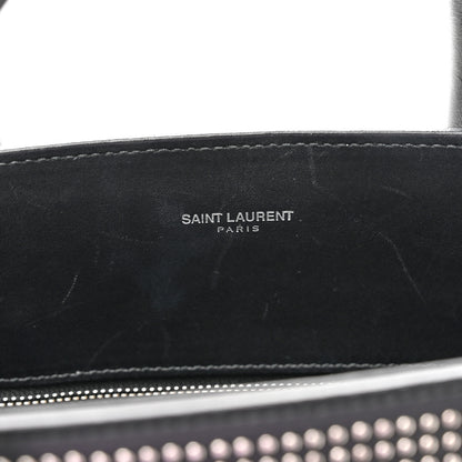 Saint Laurent Calfskin Studded Small Sac De Jour Black 12 of 16