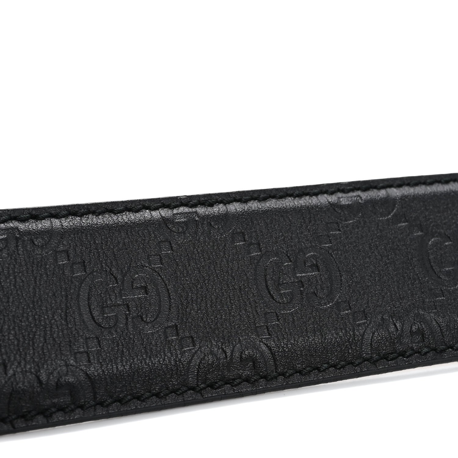 Gucci Guccissima Interlocking G Belt 95 38 Black 10 of 10