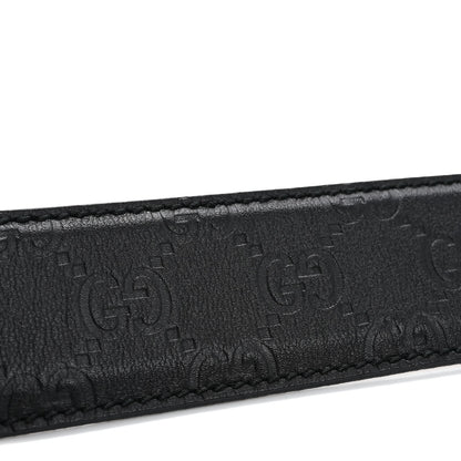 Gucci Guccissima Interlocking G Belt 95 38 Black 10 of 10