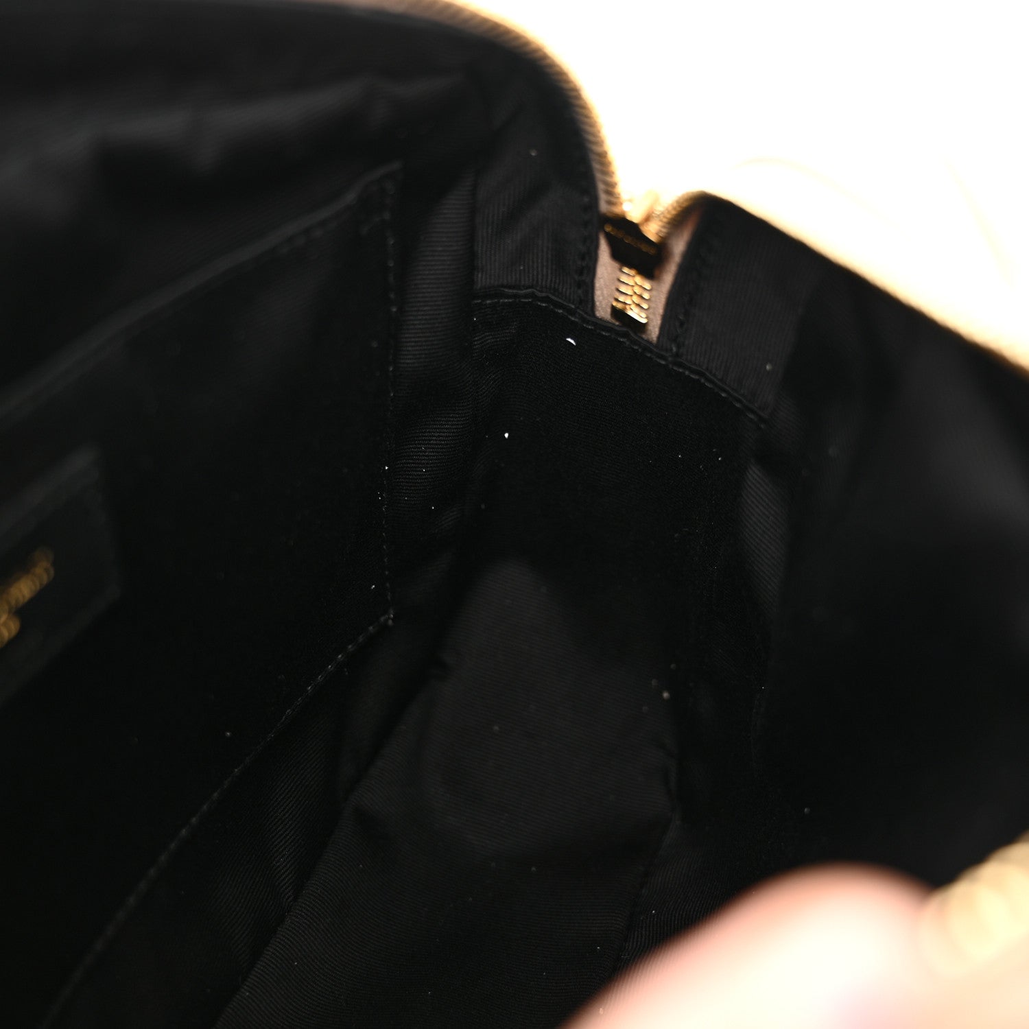 Saint Laurent Calfskin Matelasse Monogram Lou Camera Bag Dark Latte 11 of 13