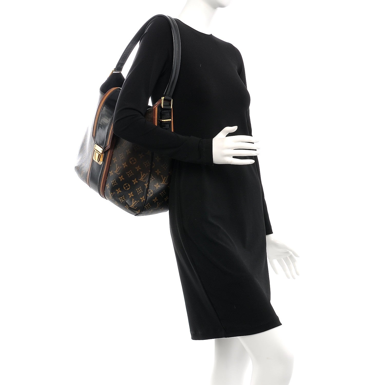 Louis Vuitton Monogram Mirage Musette Black 2 of 9