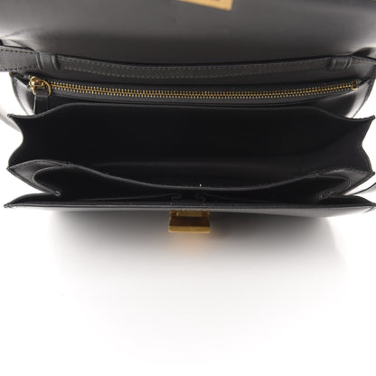 Celine Smooth Calfskin Medium Classic Box Flap Bag Anthracite 5 of 18