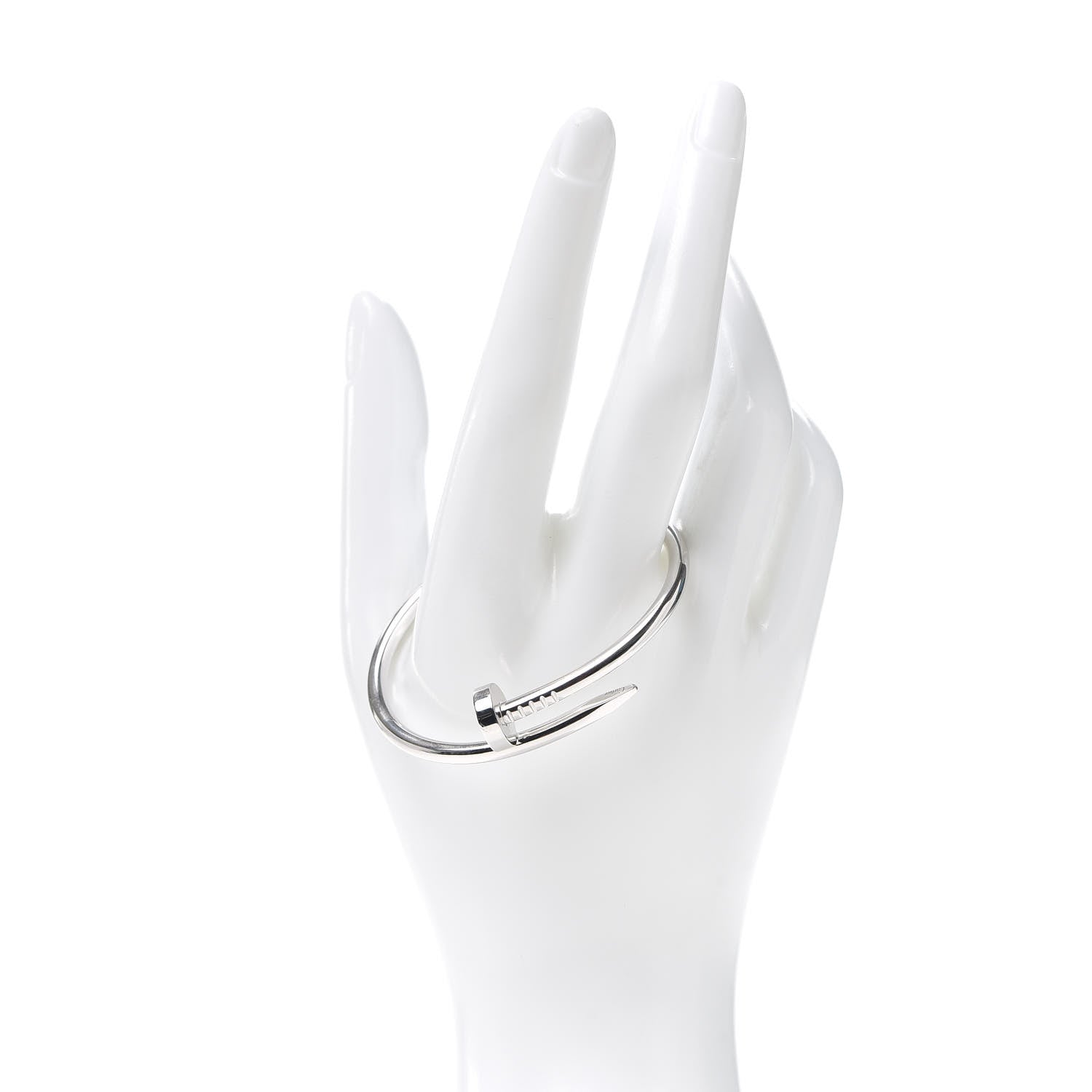 Cartier 18K White Gold Juste Un Clou Bracelet 15 2 of 7