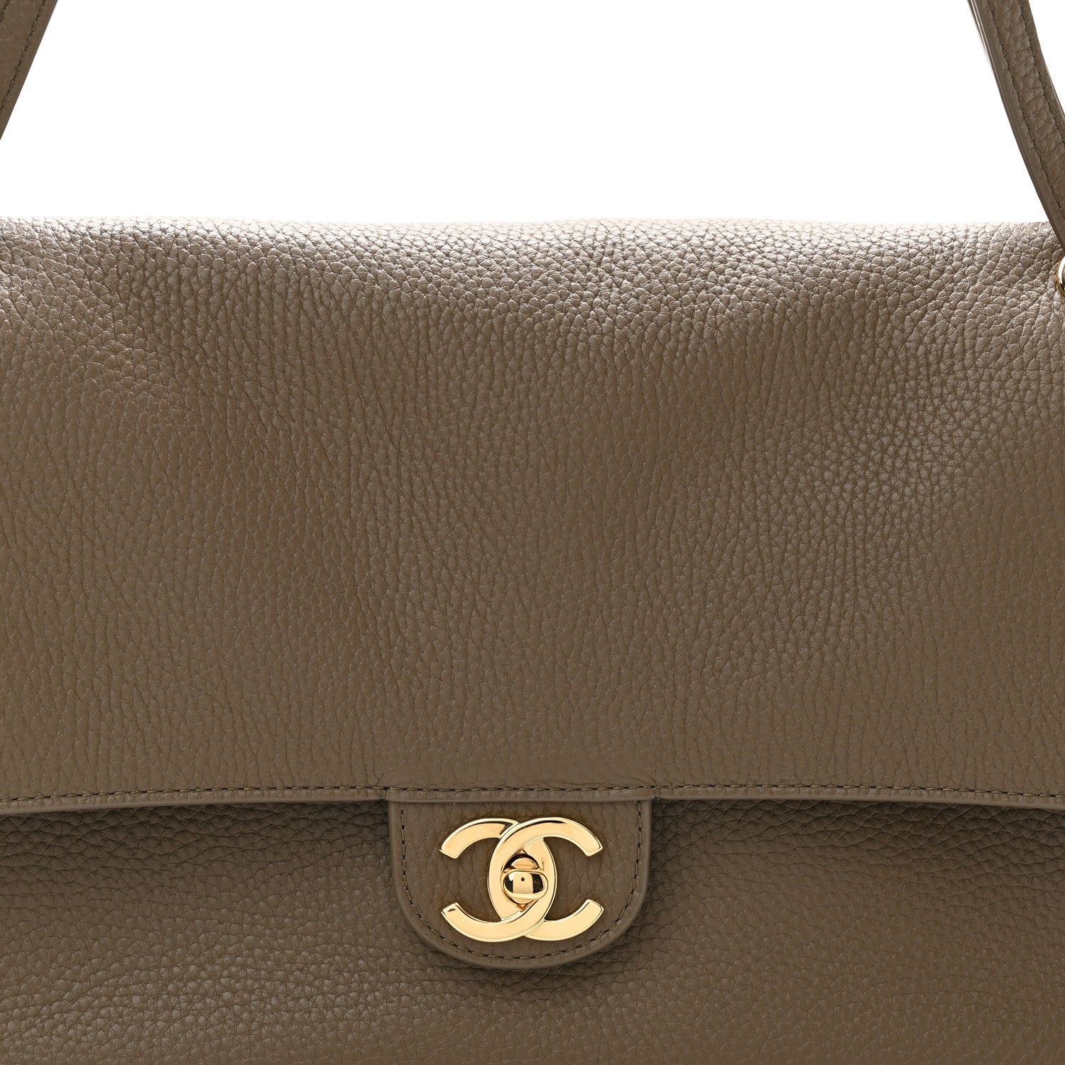 Chanel Grained Calfskin Small Souplissimo Maxi Flap Light Brown 8 of 11