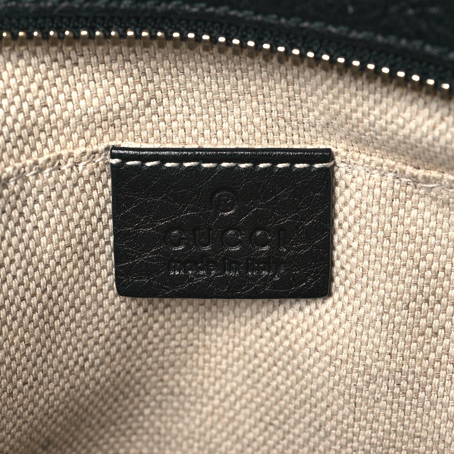 Pebbled Calfskin Small Soho Disco Bag Black