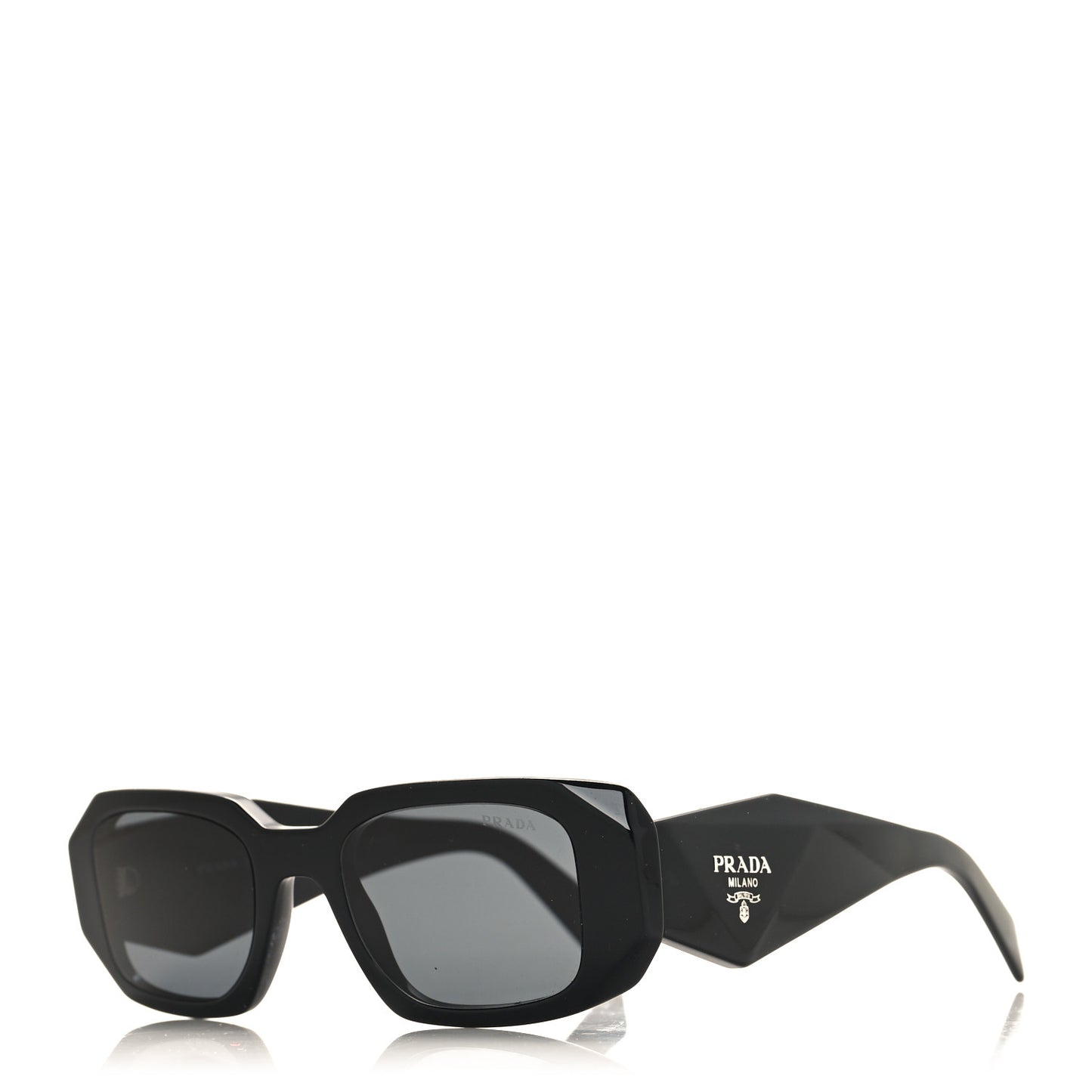 Acetate Symbole Sunglasses SPR 17W Black