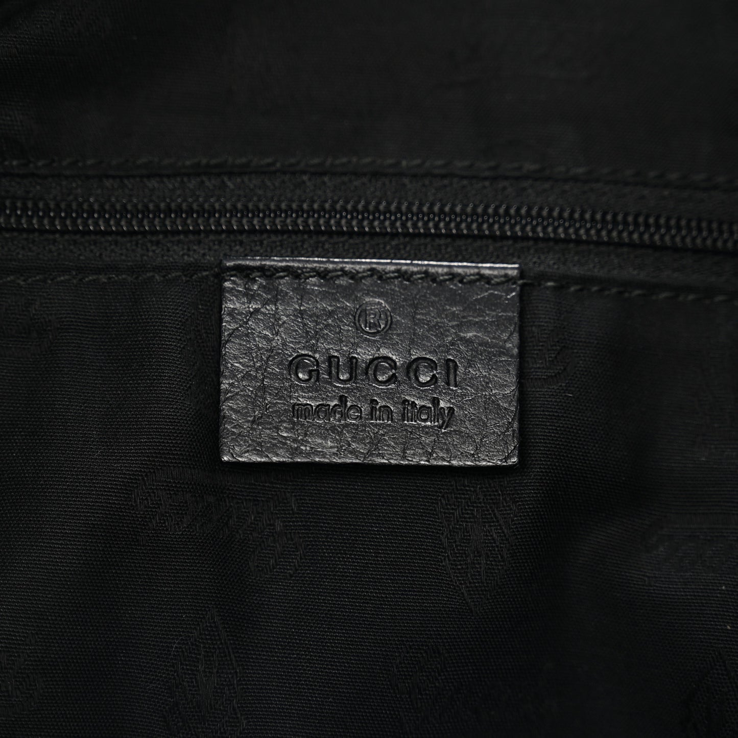Guccissima Large New Ladies Web Hobo Black