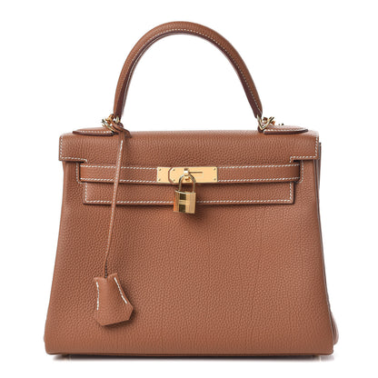 Hermes Togo Kelly Retourne 28 Gold 1 of 41