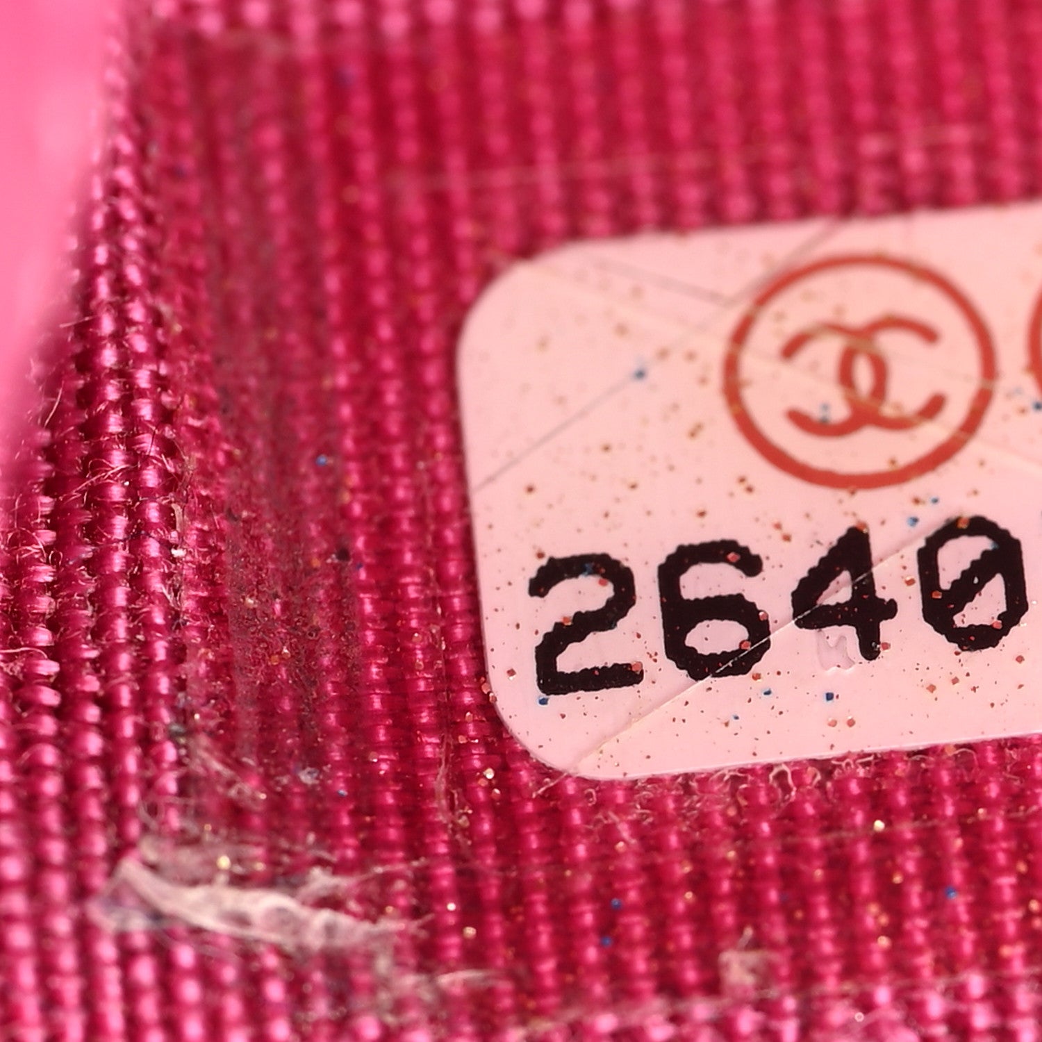 Chanel Lambskin Camellia Embossed Card Holder Fuchsia 8 of 9
