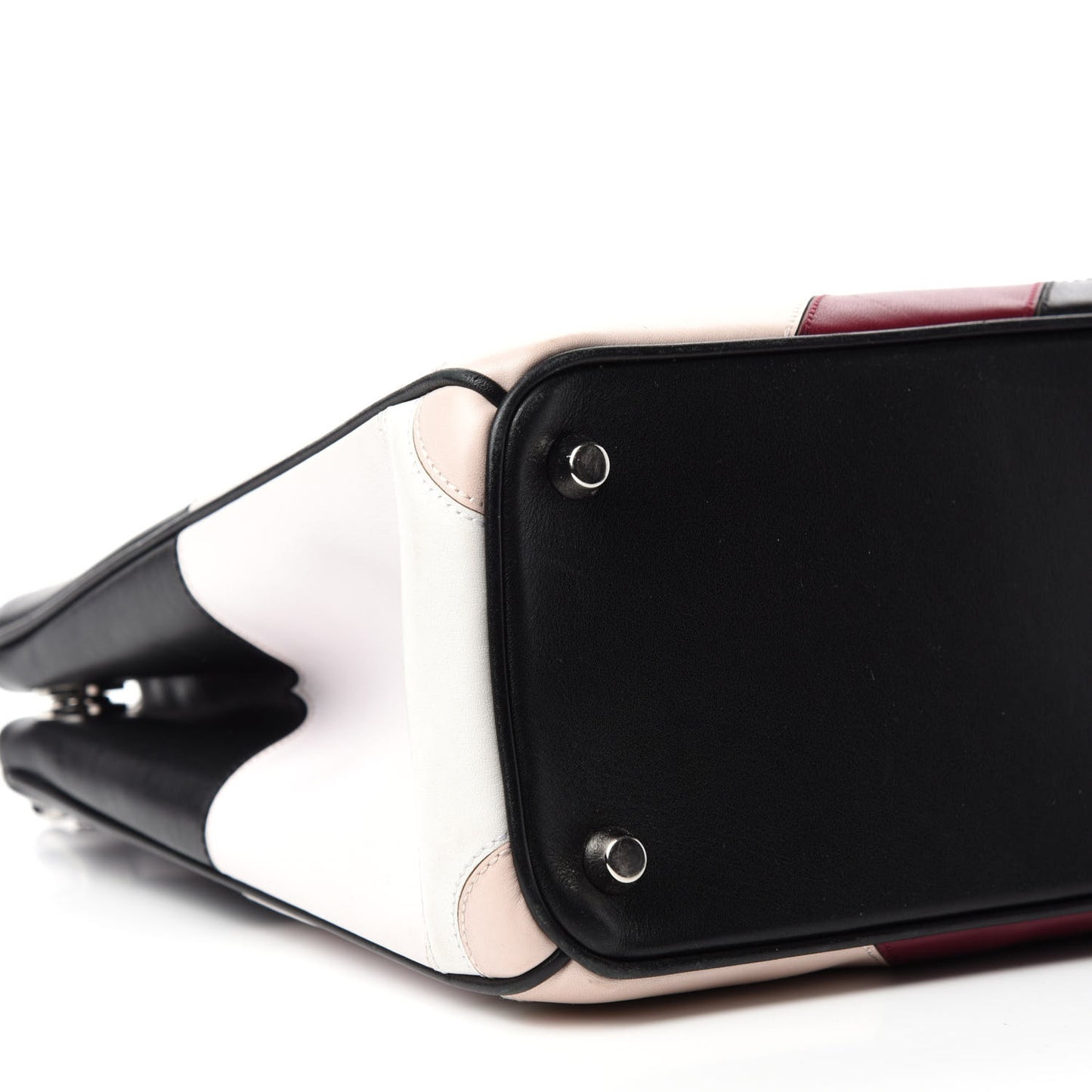 Smooth Calfskin Scalloped Medium Diorissimo Multicolor