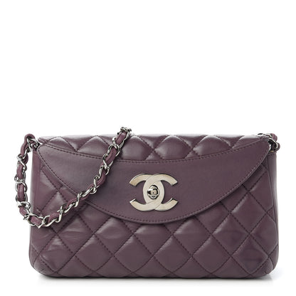Chanel Lambskin Quilted Small Accordion Flap Light Purple 1 of 10