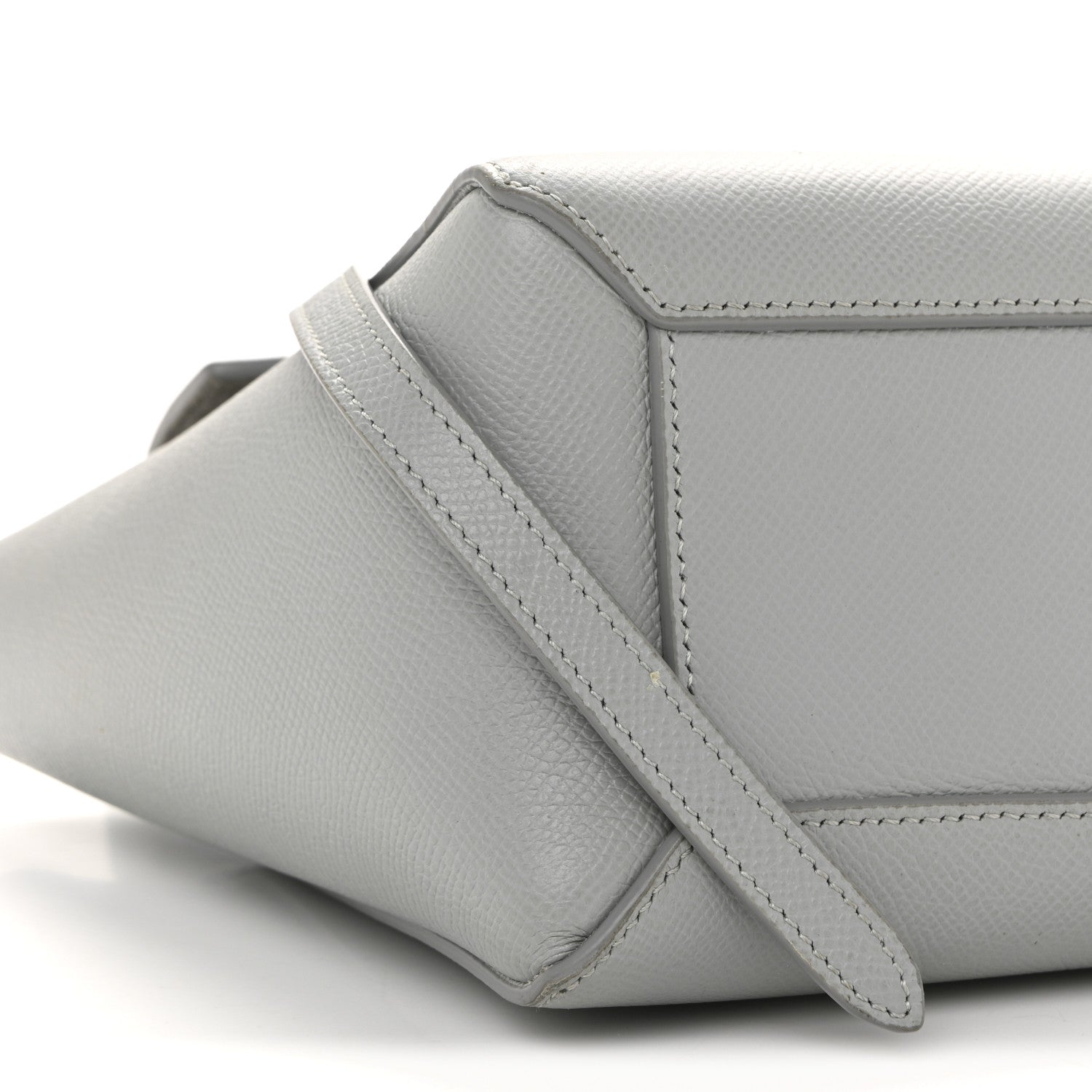 Celine Grained Calfskin Nano Belt Bag Mineral 10 of 14