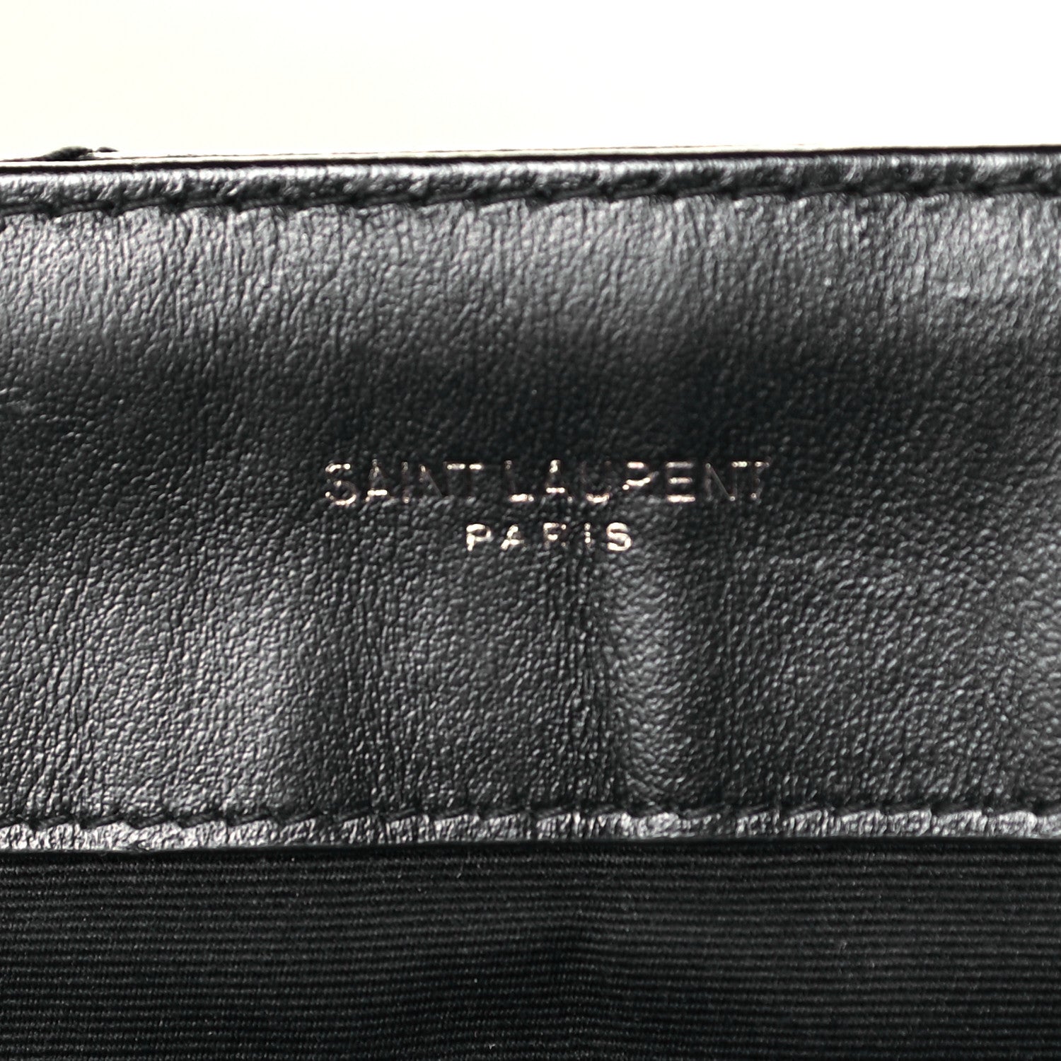 Saint Laurent Calfskin Y Quilted Monogram Large Loulou Chain Satchel Black 5 of 10