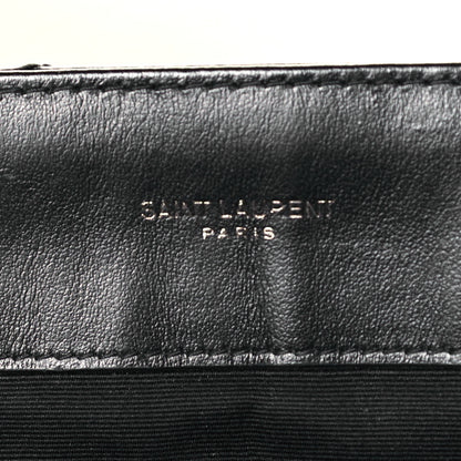 Saint Laurent Calfskin Y Quilted Monogram Large Loulou Chain Satchel Black 5 of 10