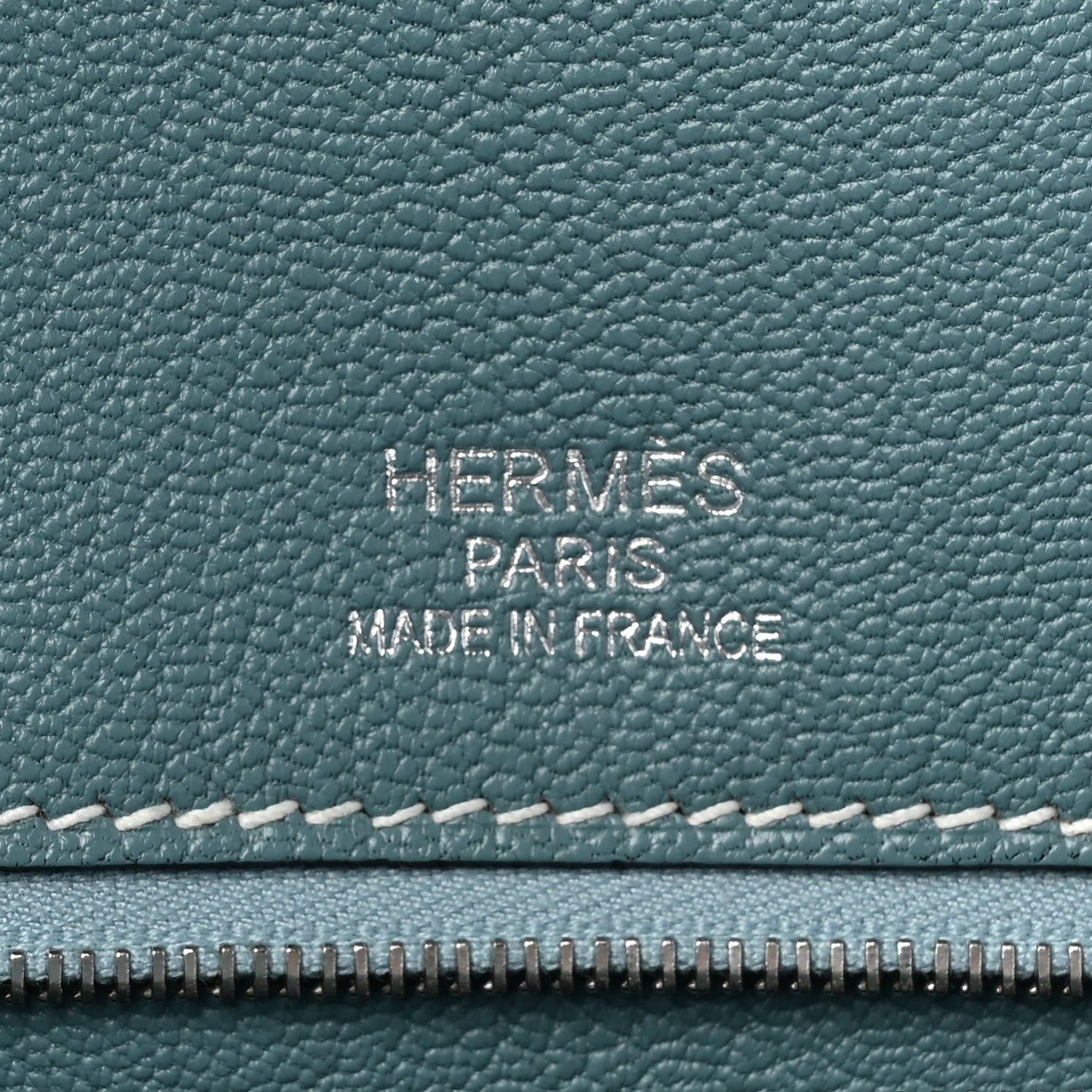 Hermes Veau Doblis Taurillon Clemence Evergrain Ghillies Birkin 35 Turquoise Ciel 6 of 14