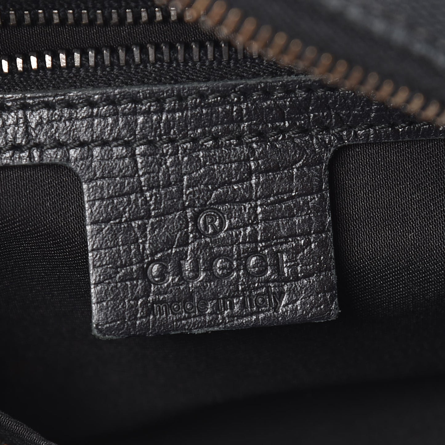 Monogram Medium Horsebit Chain Hobo Black