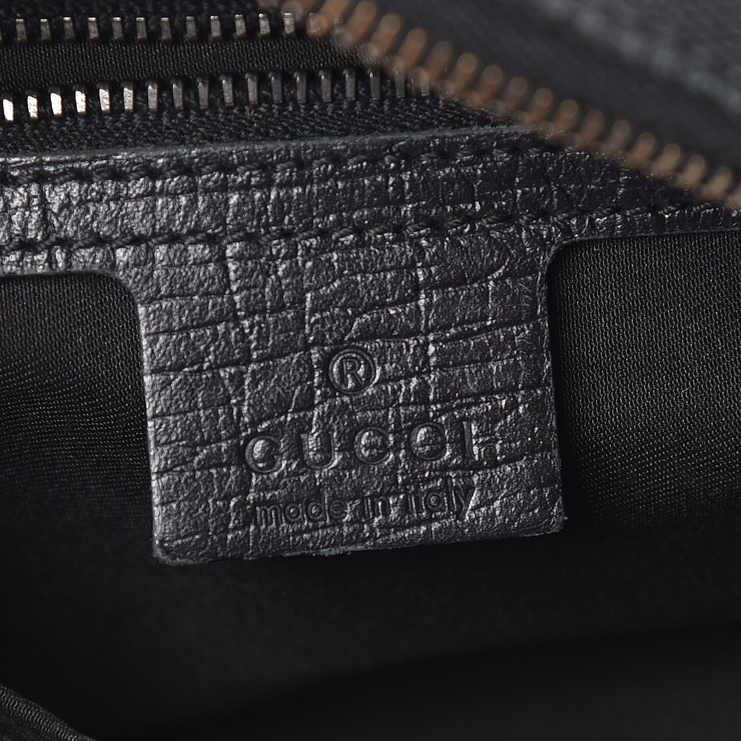 Gucci Monogram Medium Horsebit Chain Hobo Black 6 of 9