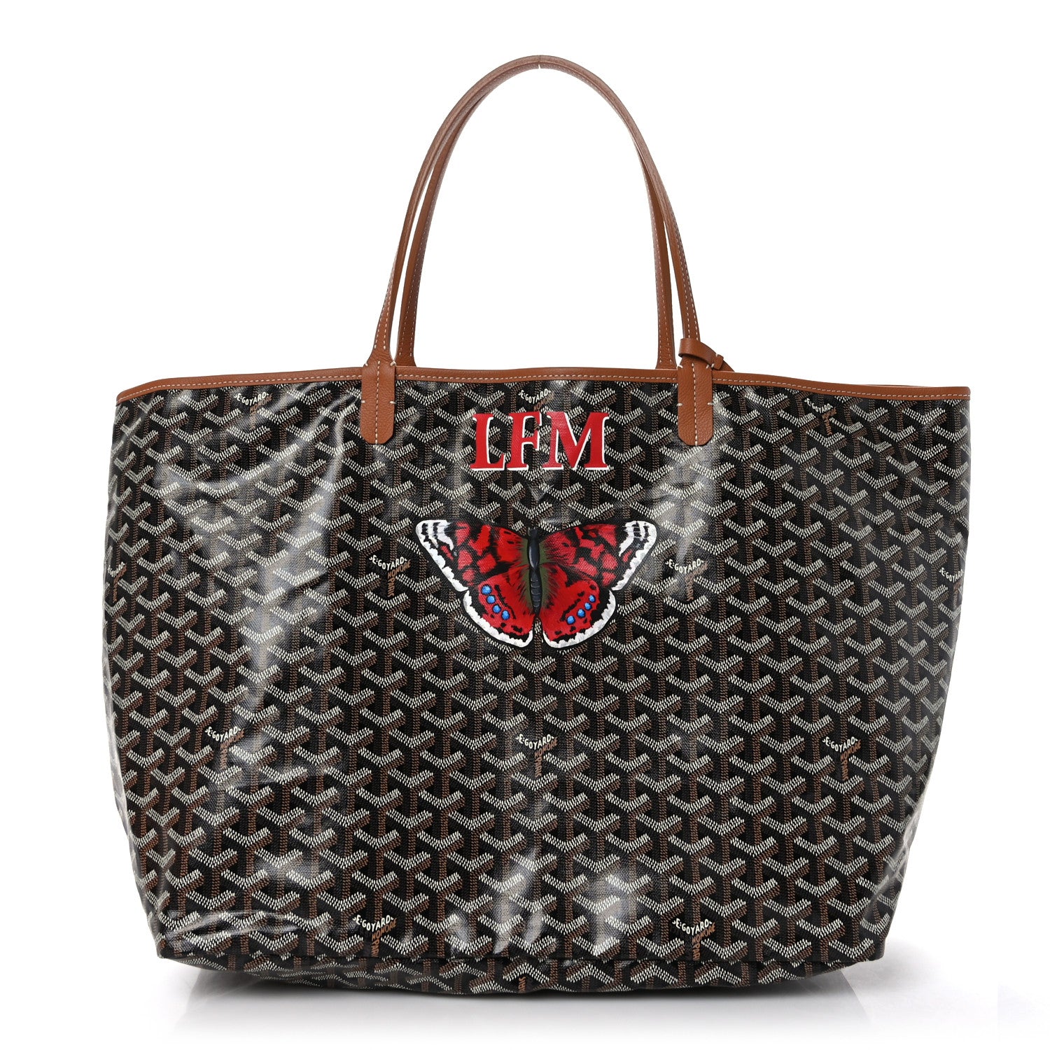 Goyard Goyardine Saint Louis GM Black Gold 1 of 11