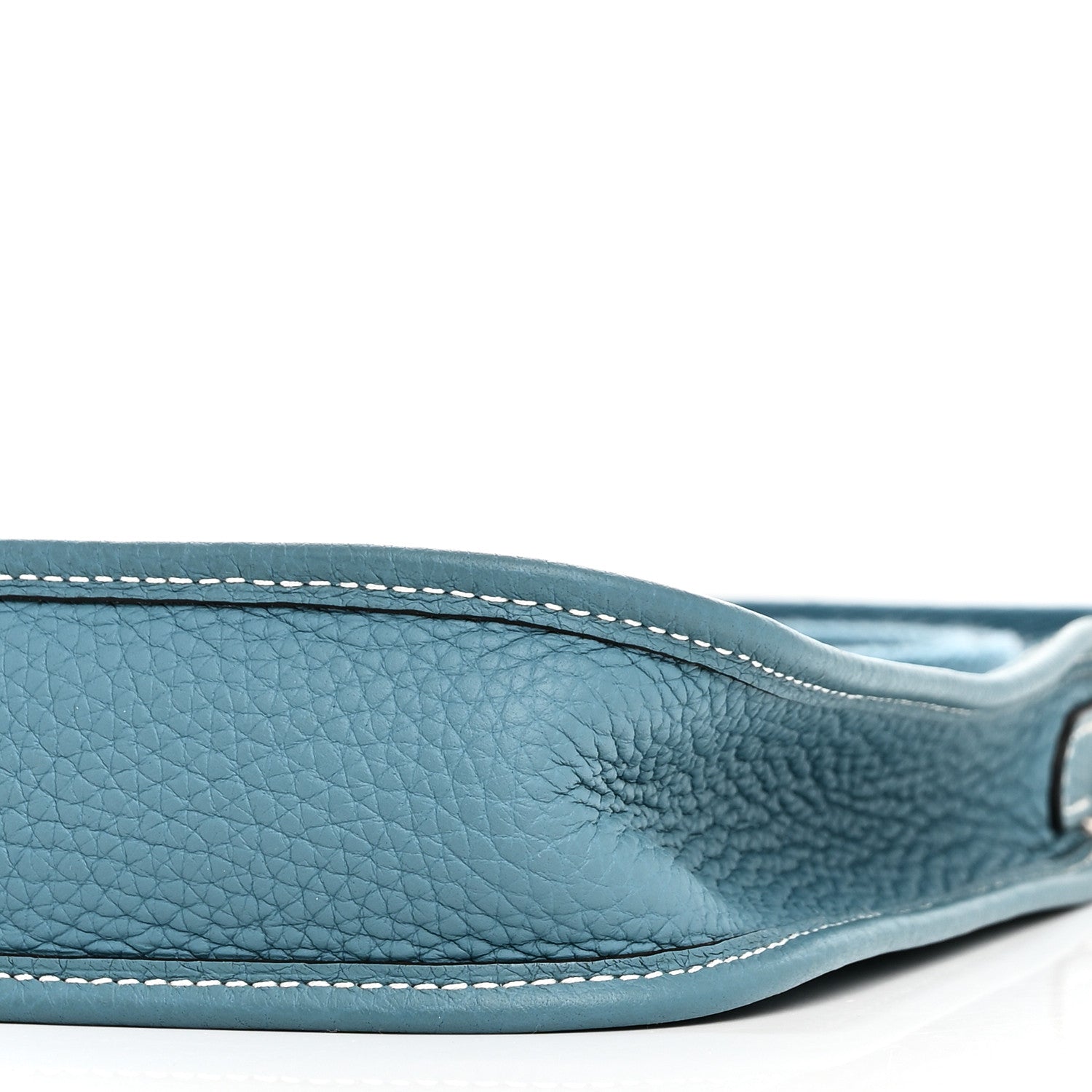 Hermes Taurillon Clemence Evelyne TPM New Blue Jean 10 of 11