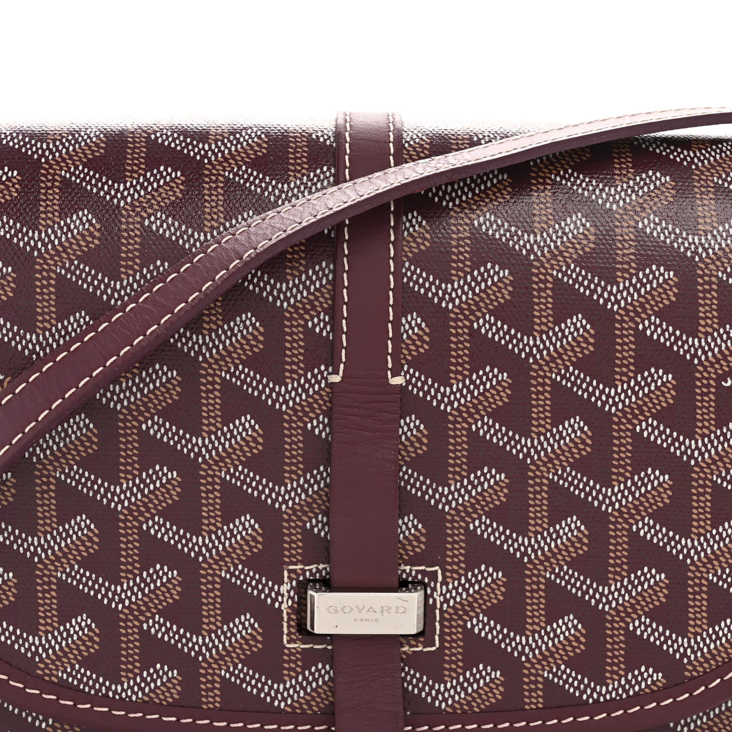 Goyardine Belvedere II PM Messenger Bag Bordeaux