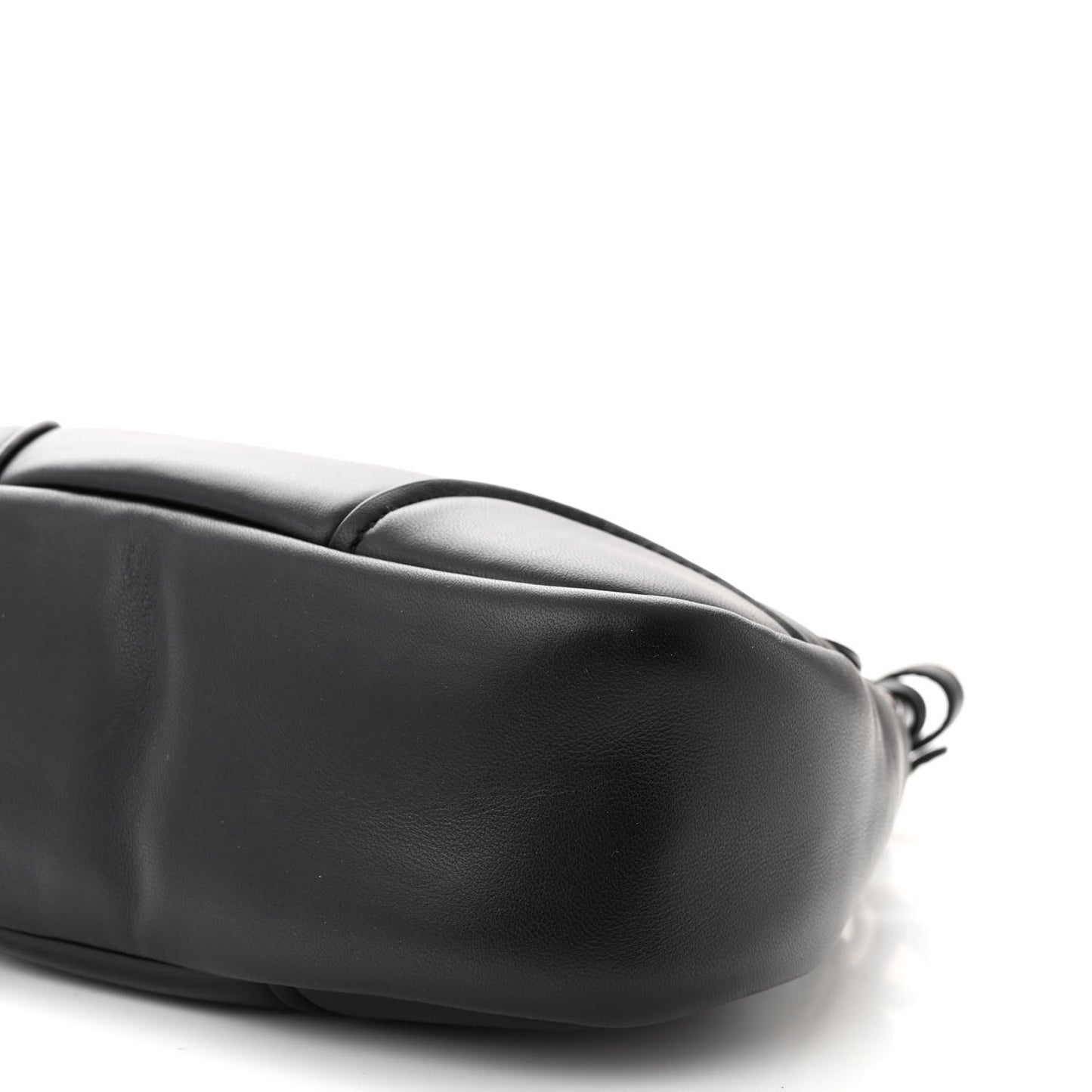 Nappa Soft Padded Re-Edition 2002 Moon Bag Black