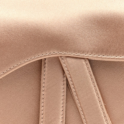Christian Dior Satin Crystal Mini Saddle Bag Powder Beige 7 of 11