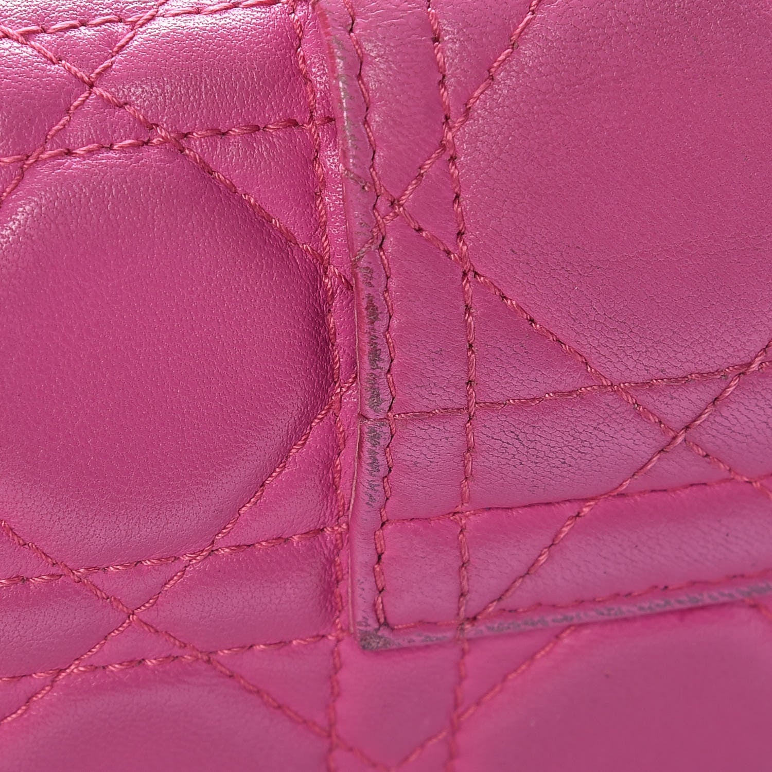 Christian Dior Lambskin Cannage New Lock Pouch Rose Sorbet 13 of 15