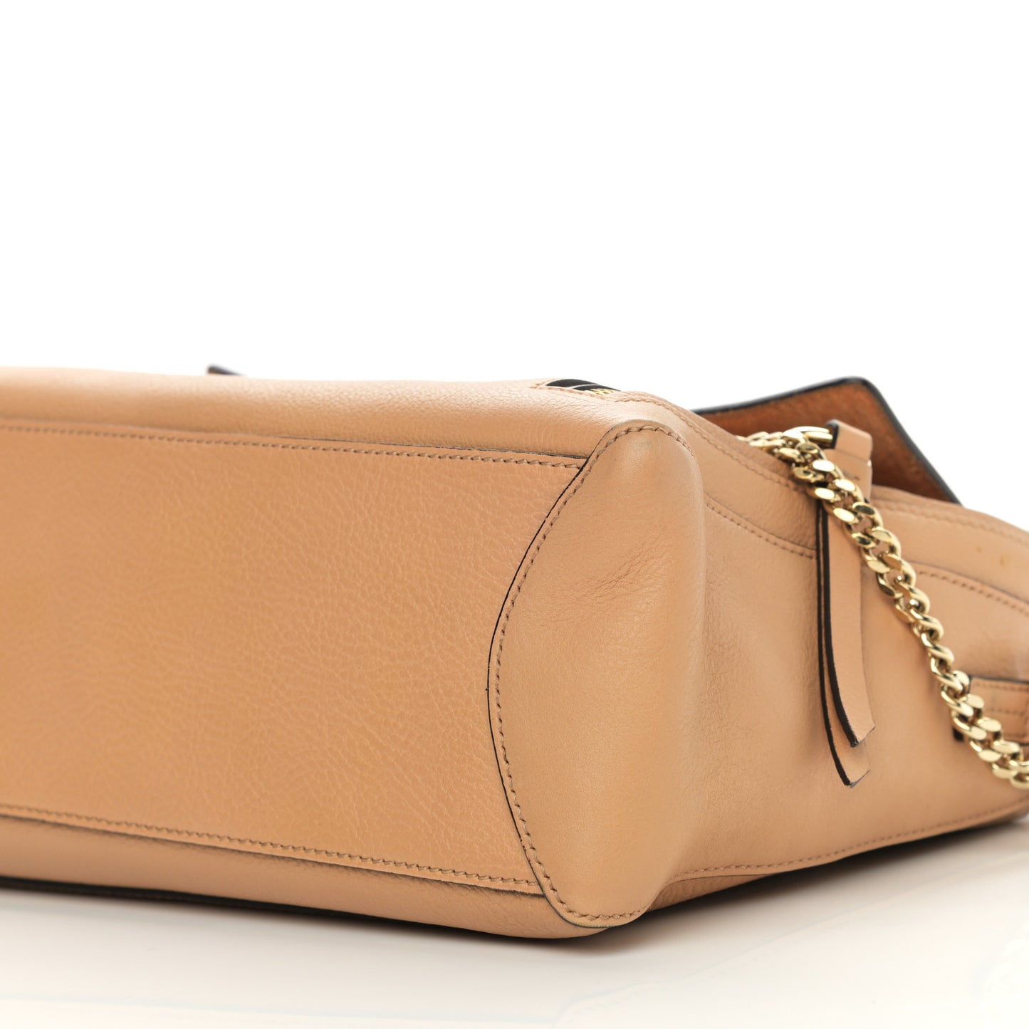 Calfskin Small Faye Day Shoulder Bag Blush Nude
