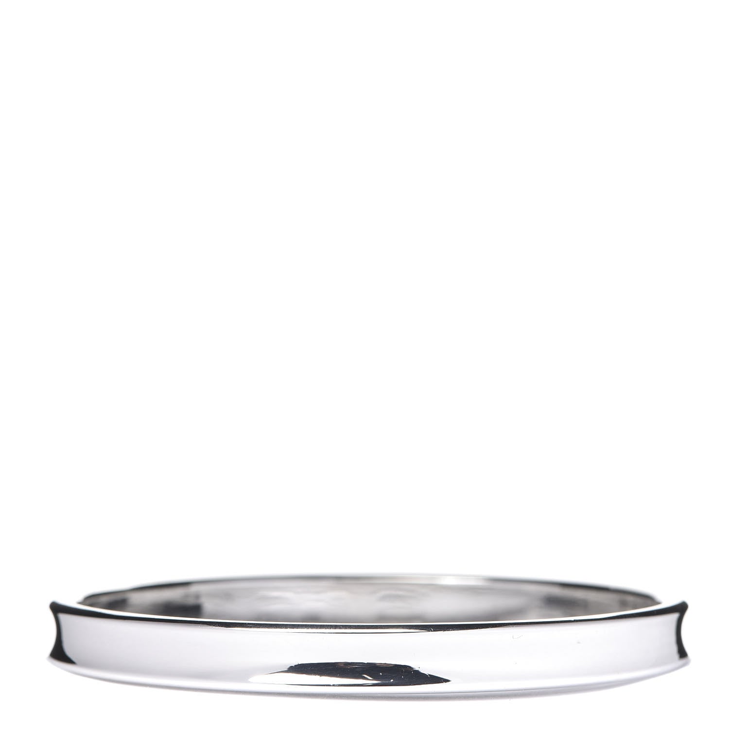 Tiffany Sterling Silver Narrow 1837 Bangle Bracelet 2 of 3