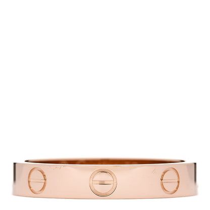 Cartier 18K Pink Gold 3.5mm LOVE Wedding Band Ring 56 7.75 1 of 5