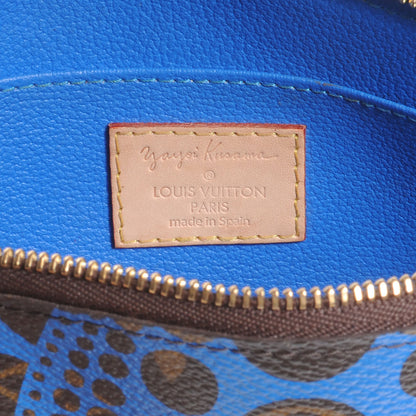 Louis Vuitton Monogram Kusama Pumpkin Dots Cosmetic Pouch Blue 6 of 7