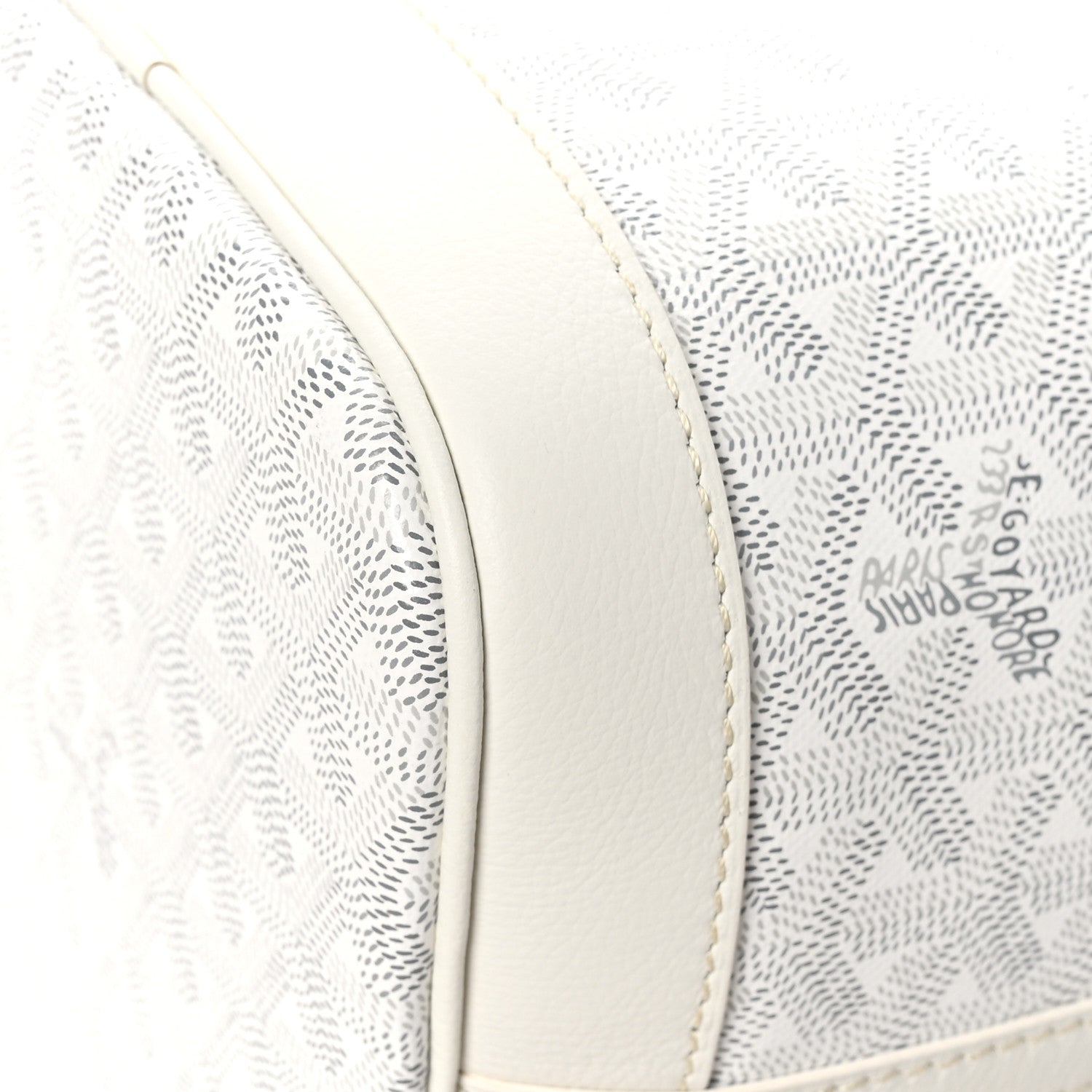 Goyard Goyardine Petit Flot Bucket Bag PM White 12 of 12