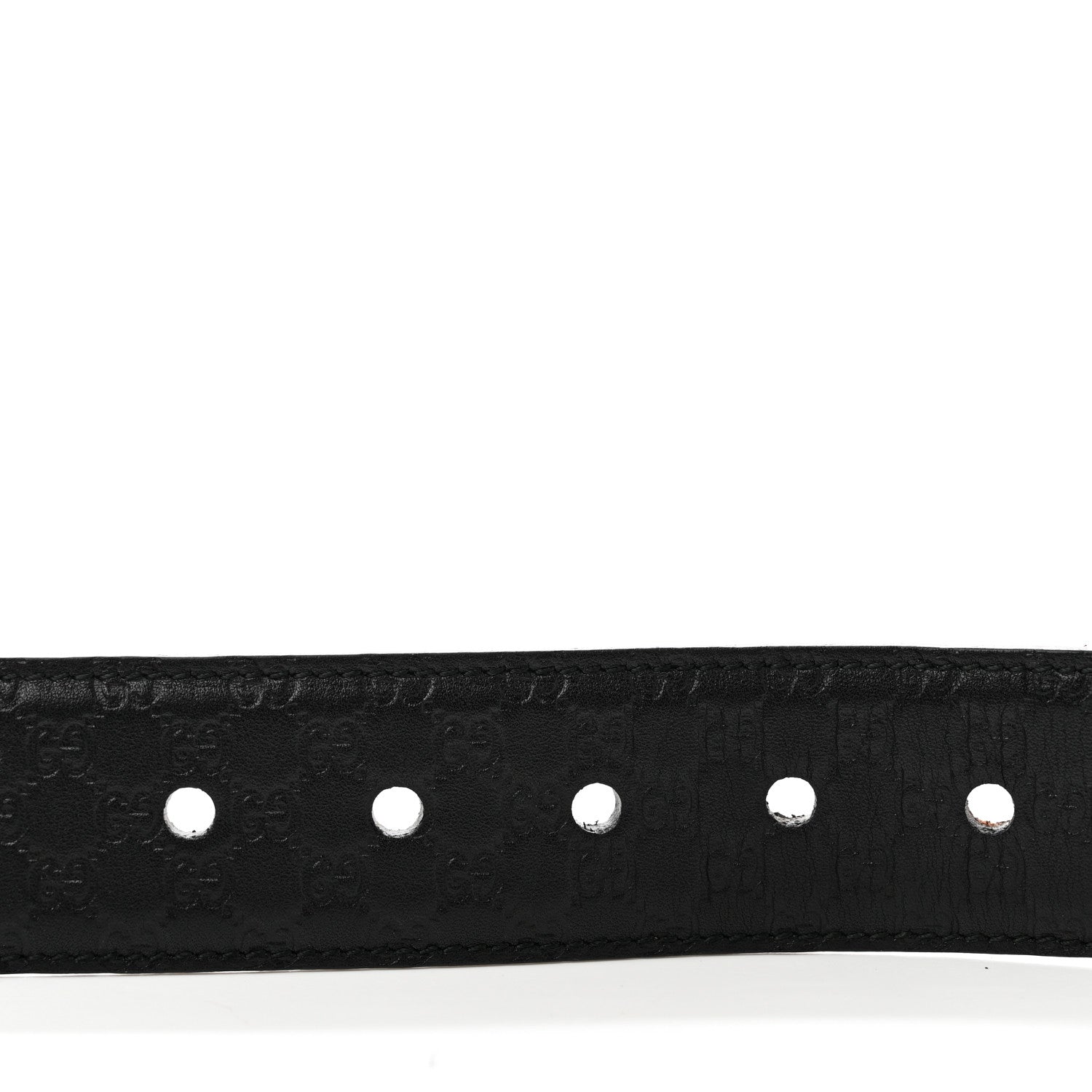 Gucci Soft Microguccissima 40mm Belt 80 32 Black 5 of 6