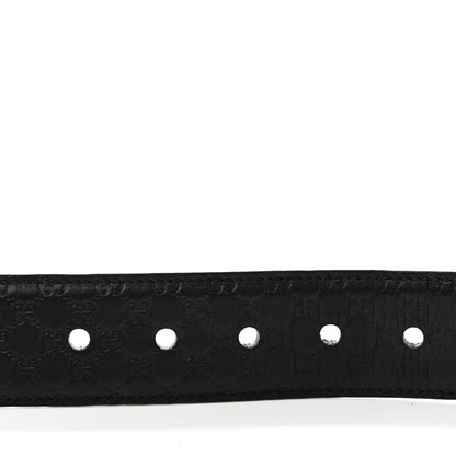 Gucci Soft Microguccissima 40mm Belt 80 32 Black 5 of 6