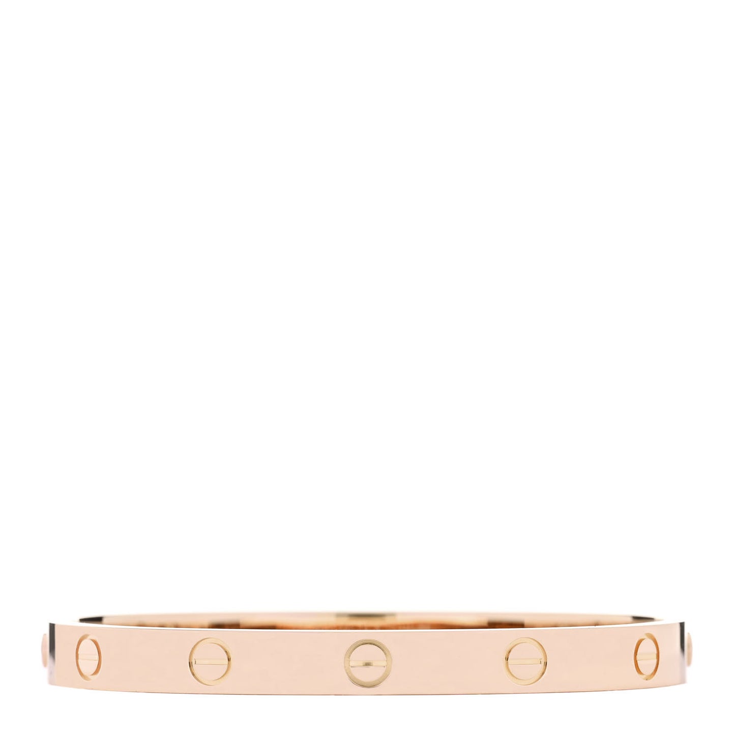 18K Pink Gold LOVE Bracelet 17