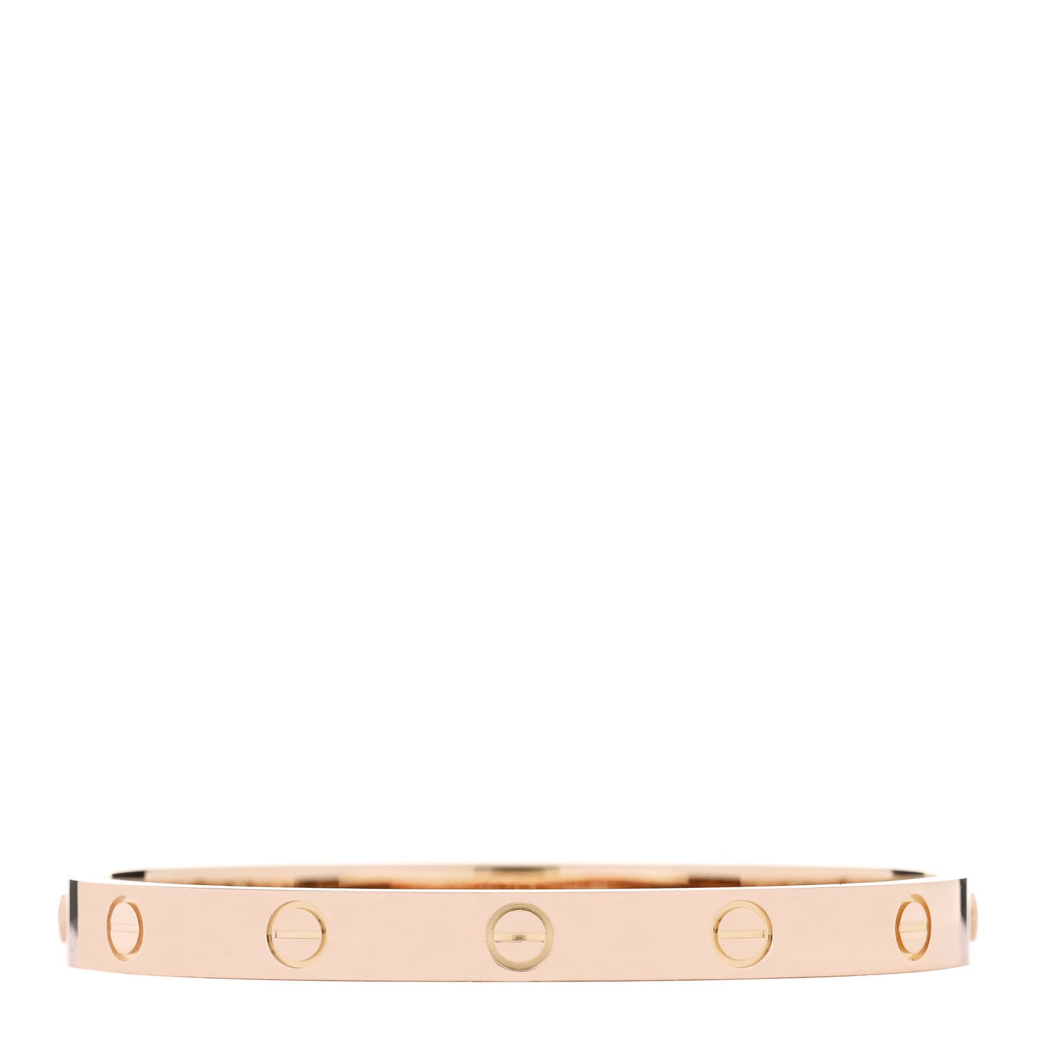 Cartier 18K Pink Gold LOVE Bracelet 17 2 of 5