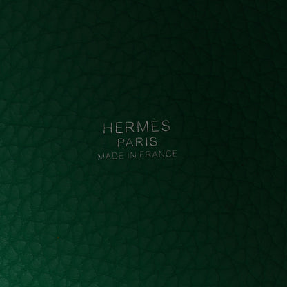 Hermes Taurillon Clemence Swift Eclat Picotin Lock 18 MM Menthe Vert Bosphore 6 of 10